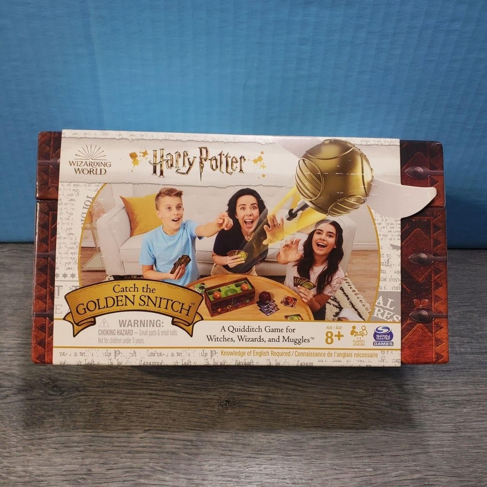Harry Potter Catch the‎ Golden Snitch Quidditch Card Game Spin Master Set 8+
